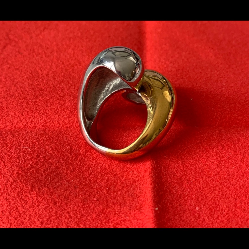 Two-Toned Stainless Steele Ring